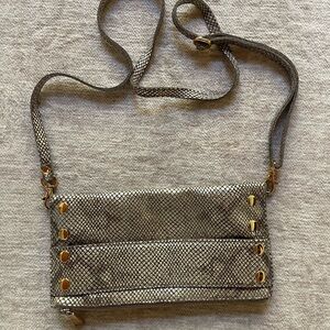 Hammitt Metallic Silver Crossbody Bag